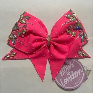 NWT Pink Flamingo Bows of London Cheer Bow